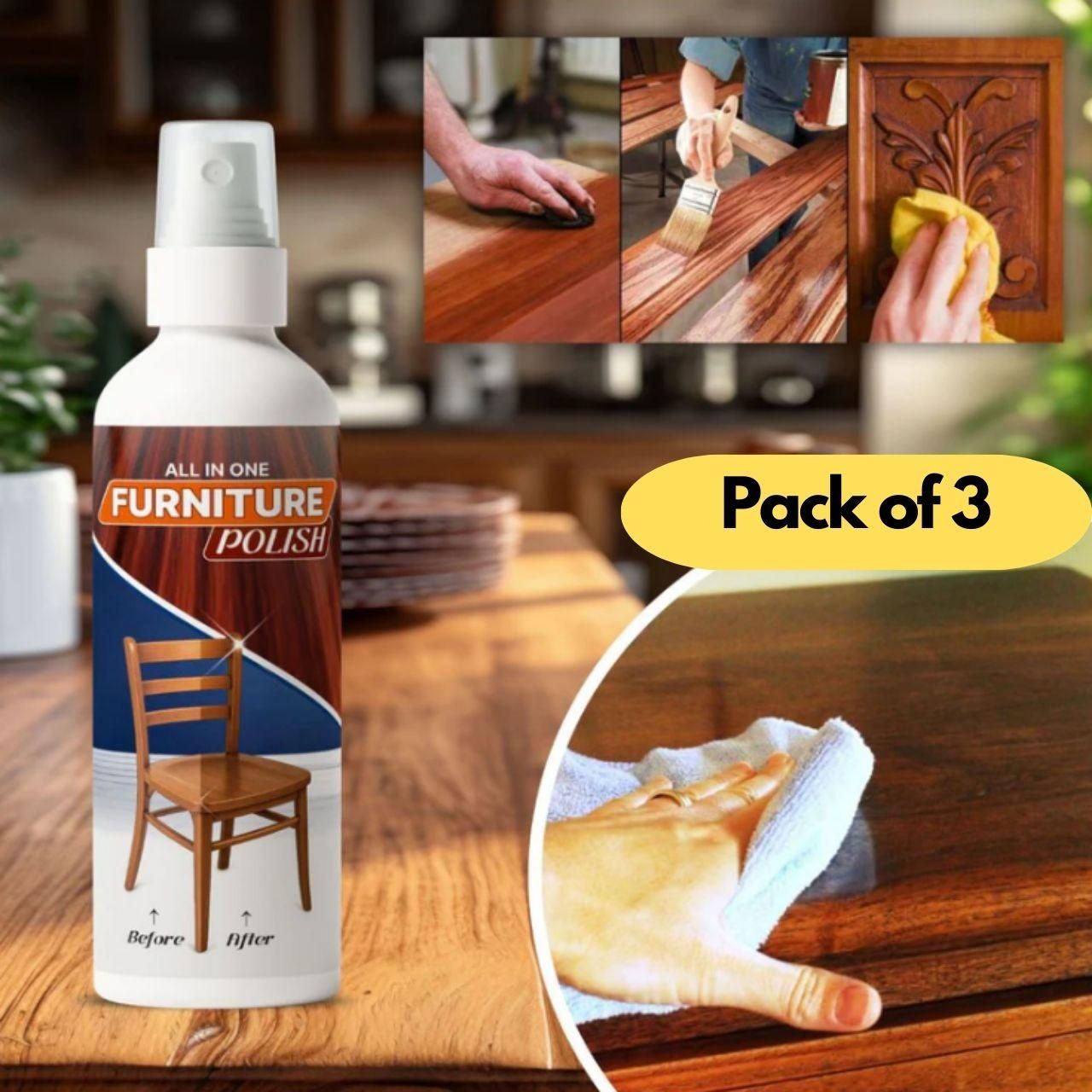 Buy 1 get 2 free All In One Furniture Polish 450 grm