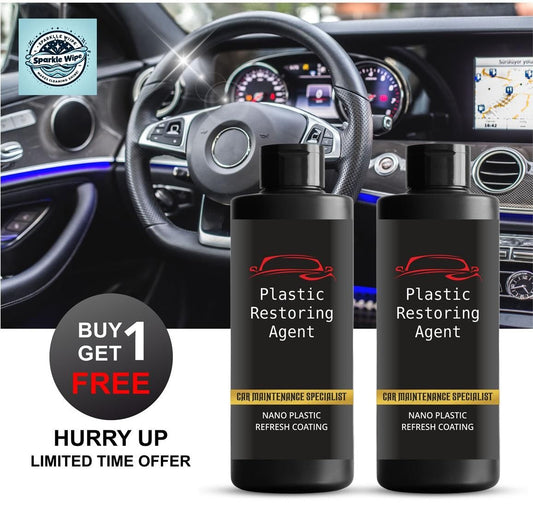 Buy 1 get 1 free Nano Plastic Revitalizing Coating Agent for Car 100ml